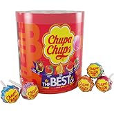 Chupa Chups - The Best of Cola, Creamy, and Fruit - Lollipops (60 count, Net weight 1.58 LBS)
