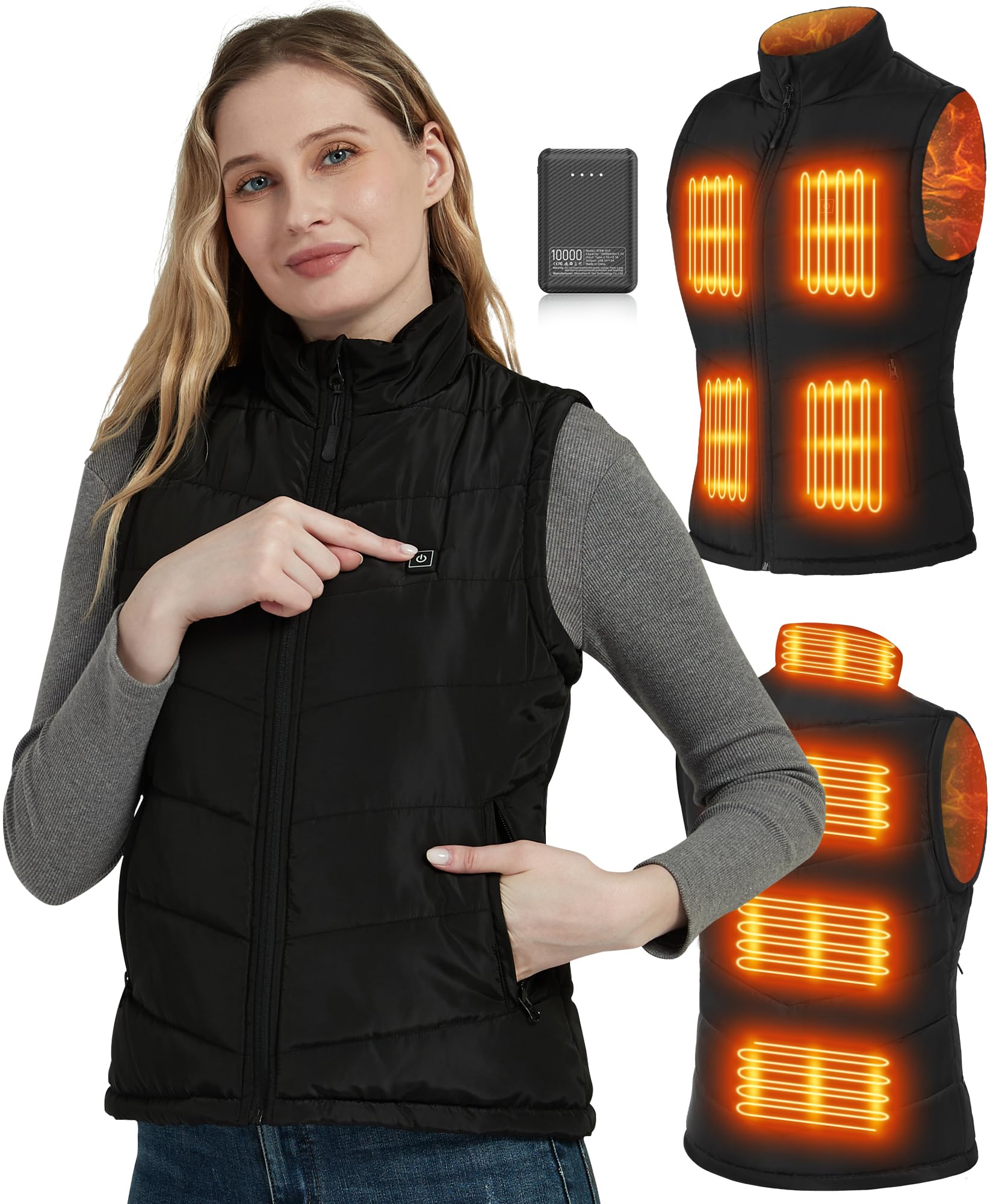Generisch Gilet Rafraîchissant Pour Homme Avec 2 Ventilateurs