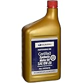 Genuine Subaru SOA427V1310 Oil - 0W20 Synthetic, 1 Quart Bottle, 1 Pack