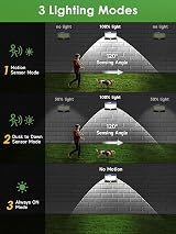 One Fire 468LED Solar Security Lights Outdoor Motion Sensor 2000LM 3 Modes view 3