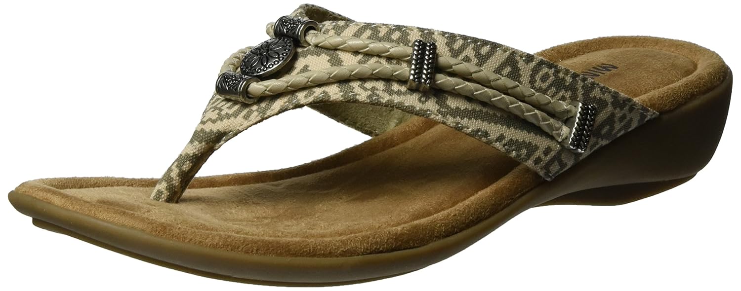 minnetonka women's silverthorne thong sandal