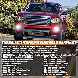 KARSAM Round LED Fog Lights for 07-13 Chevy