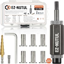 Rivnut Plus Nut Steel Large Flange PlusNut Range Of ZP Rivet Nuts 10-32 ...