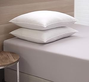 Allied Essentials AMPWBMI_9836L_QF Sleeping Hotel Pillows, Queen, White