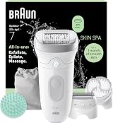 Braun Silk-épil 7 SkinSpa Epilator All-in-One Set Wet & Dry 7-081 Silver
