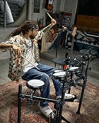 Donner DED-200 Electric Drum Sets with Quiet Mesh