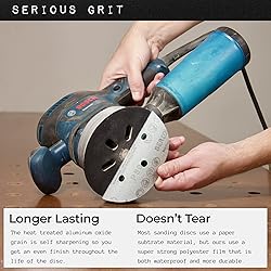 Serious Grit - 6-Inch 6-Hole Sanding Discs