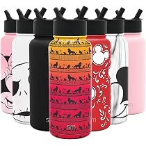 Simple Modern Garrafa térmica Disney Lion King com tampa de palha ...