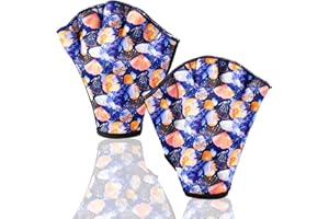 Colorful Swimming Gloves Women Water Aerobics Glove Water Aerobics Equipment for Men Women,Webbed Gloves Aquatic Fitness Wate
