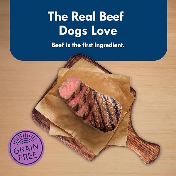 BLUE BUFFALO DELIGHTS NATURAL ADULT SMALL BREED WET DOG FOOD CUPS, PATE STYLE, TOP SIRLOIN FLAVOR IN SAVORY JUICE 3.5-OZ (PACK OF 12)