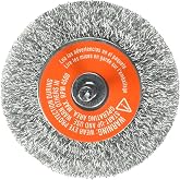 BLACK+DECKER Wire Wheel, 1/4-Inch Crimped, Coarse Shank, 3-Inch (70-603)