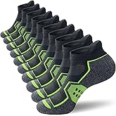 Womens Ankle Comfort Cushioned Anti-blister Wicking Athletic Running Socks 5 Pairs