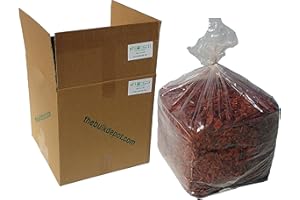 MIGHTY109 Raging Red Colored Wood Chip Mulch - 42 Quarts! Colored Landscape Mulch.
