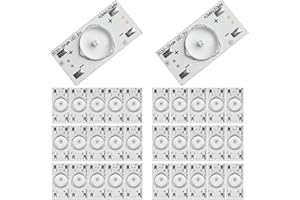 GuuYebe LED Backlight Strip Replacement Part, 3030 Single Lamp Beads 3V 6V with Optical Lens Fliter for LED TV Repair Bars 30