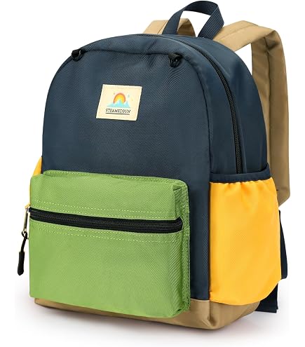 shukiku 12 Inch Toddler Backpack for Boys Girls 2-4, School Mini Backpack for Travel, Small Kids Child Backpacks, Preschool Kindergarten Elementary Toddler Bag, Small