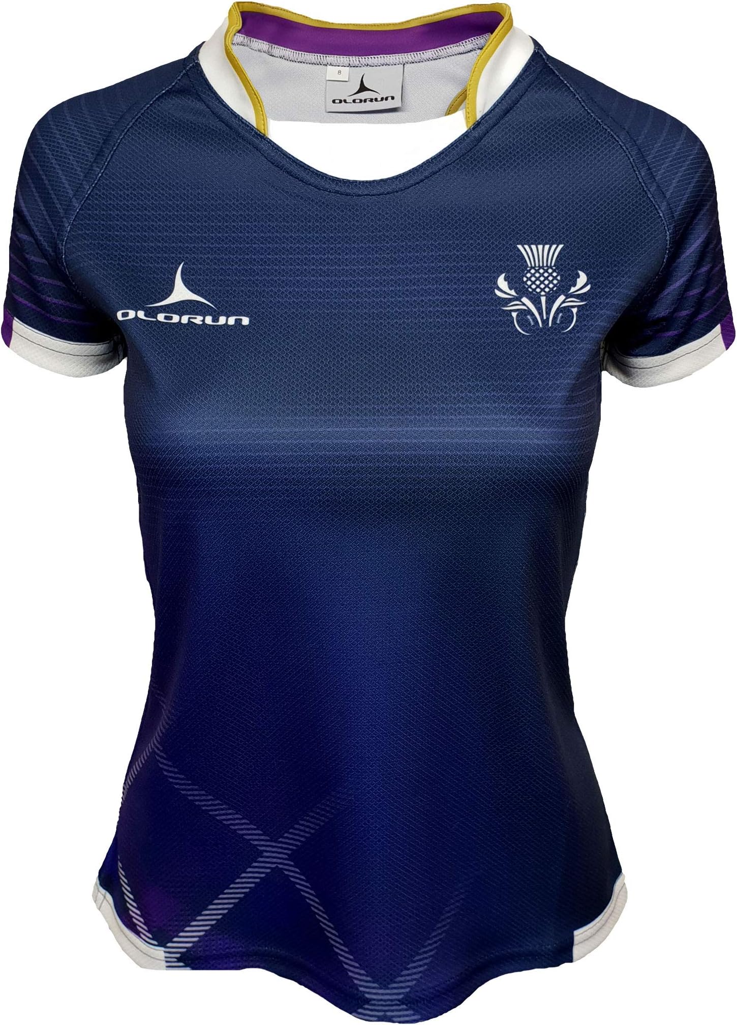Olorun Scotland Contour Home Nations Ladies Rugby Shirt 8-22