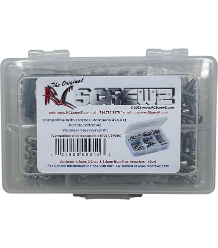 Amazon.com: Tra043 - Compatible with Traxxas Stampede 4x4 VXL