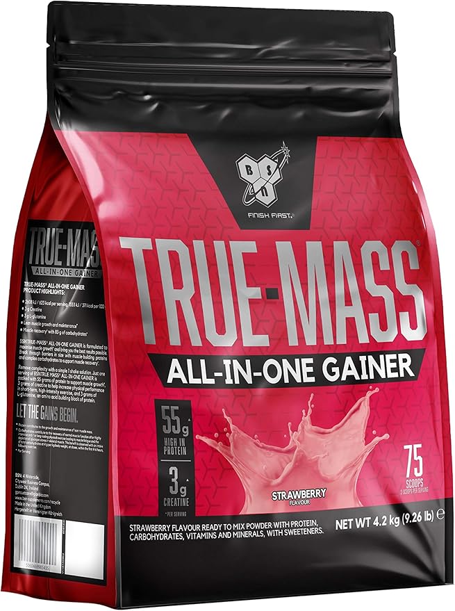 BSN True Mass All In One Weight Gainer Whey Protein Powder with