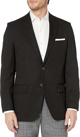 haggar clothing men's tailored fit in motion blazer