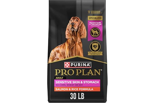 Purina Pro Plan Sensitive Skin and Stomach Dog Food, Adult Salmon & Rice, 30 lb product