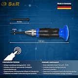S&R Automatic Center Punch Adjustable 60–130 N Made in Germany with Spare Tip view 2