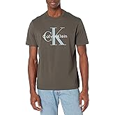 Calvin Klein Mens Monogram Logo Crewneck T-shirtT-Shirt