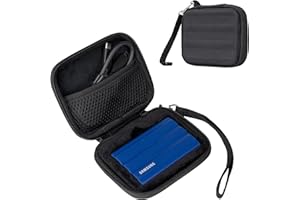 ProCase Carrying Case for Samsung T7 Shield External SSD with 2 Cable Ties, Hard EVA Shockproof Storage Travel Organizer for 