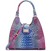 Makcr Joacbv Ladies Tote Leather Bags for Women Crocodile Embossed Zipper Satchel Purse Classy Compartments Crossbody bag