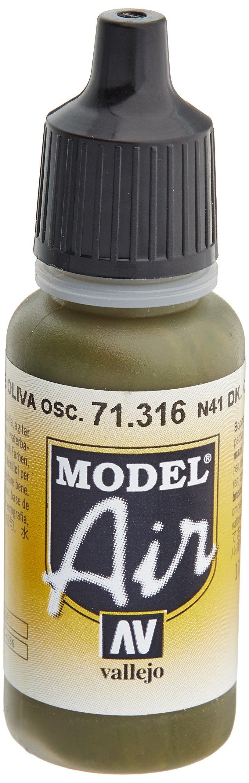 AV Vallejo Model Air 17ml -N41 Dark Olive Drab