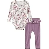 BambooBud Baby Girls Boys Clothes Set Long Sleeve Bodysuit with Pants Newborn Outfits Viscose from Bamboo Clothing Outfit