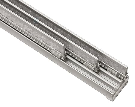 Gardinia Panel Curtains Complete Set 3 Track Rail Aluminium 170