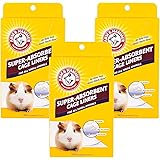 Arm & Hammer for Pets Super Absorbent Cage Liners for Guinea Pigs, Hamsters, Rabbits & All Small Animals | Best Cage Liners f