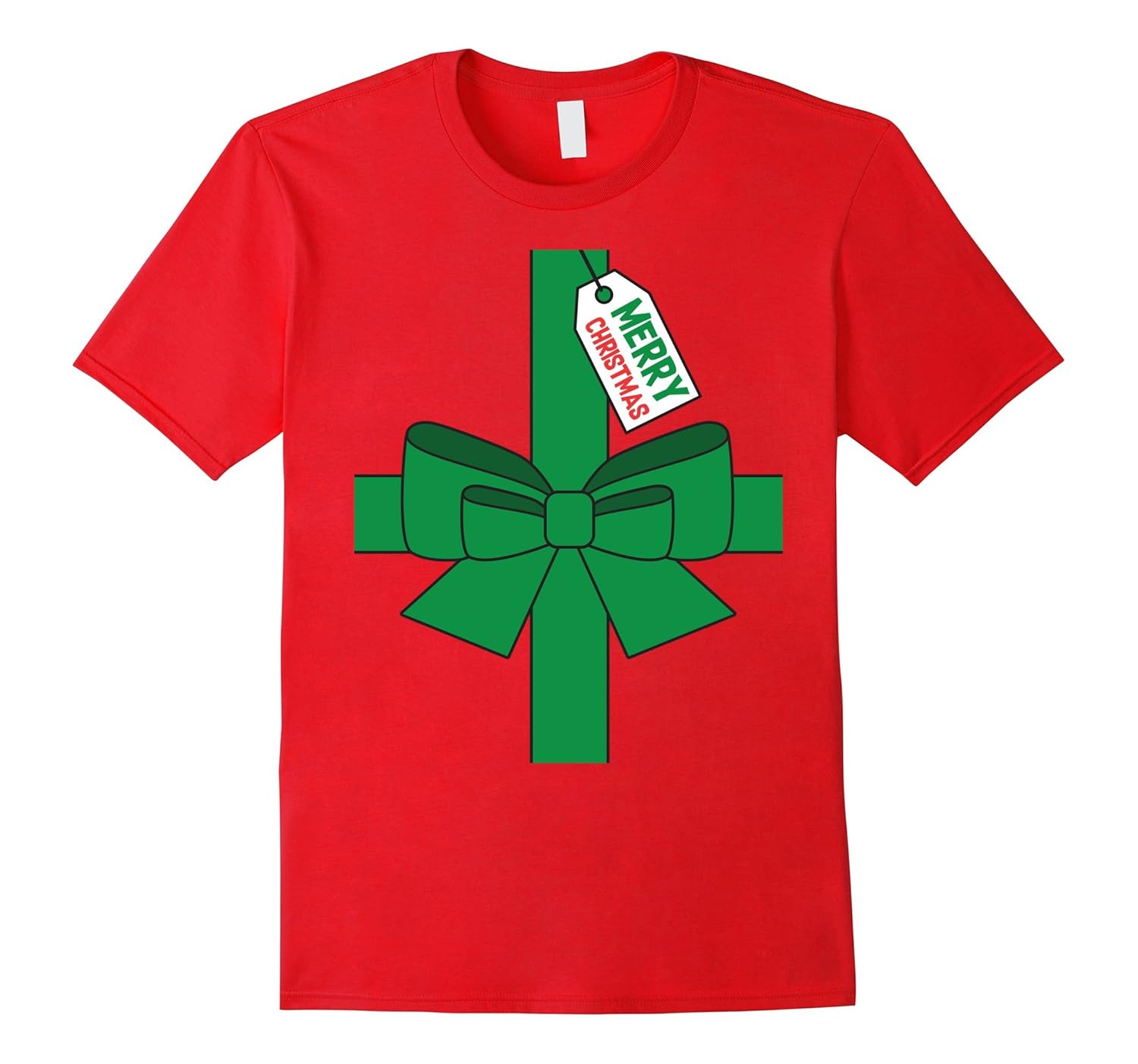 Funny DIY Christmas Present Costume T-Shirt-Rose