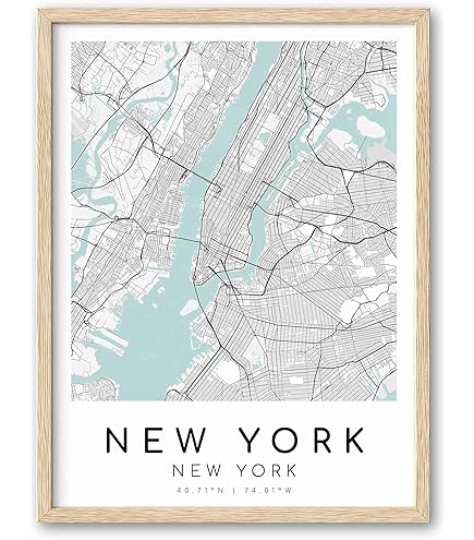 ヴィンテージ NYマップ　フレーム付き Amazon.com: Vintage 1948 New York City Subway Map 11x14 Unframed