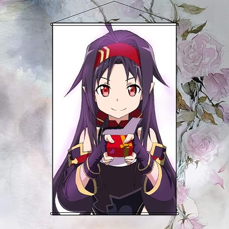 Amazon Grace Leacock タペストリー Sword Art Online ソードアート オンライン Sao 紺野木綿季 こんの ゆうき Konno Yuuki ユウキ ポスター 掛ける絵 装 カスタム可能 約50cmx70cm B2 アニメ 萌えグッズ 通販
