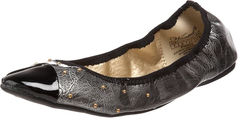 Wanted Shoes Women�s Pines Ballet Flat, Grey Wanted Shoes Women�s Pines Ballet Flat, Grey