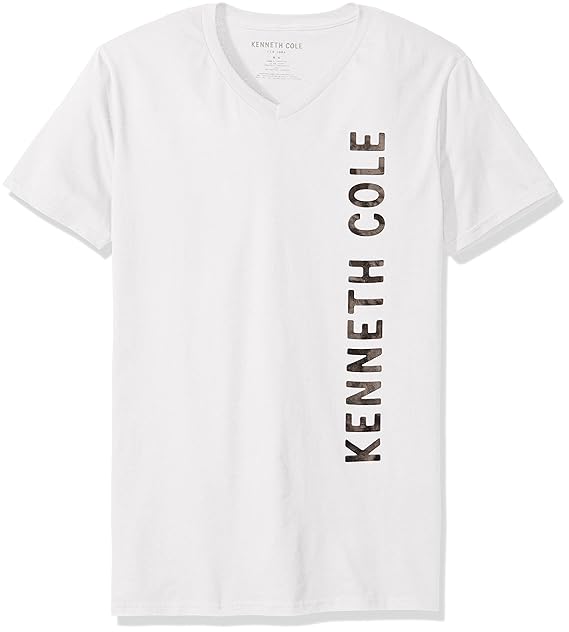 Buy Cole Reaction Men's Kc Foil Logo VNeck, White, XXLarge at