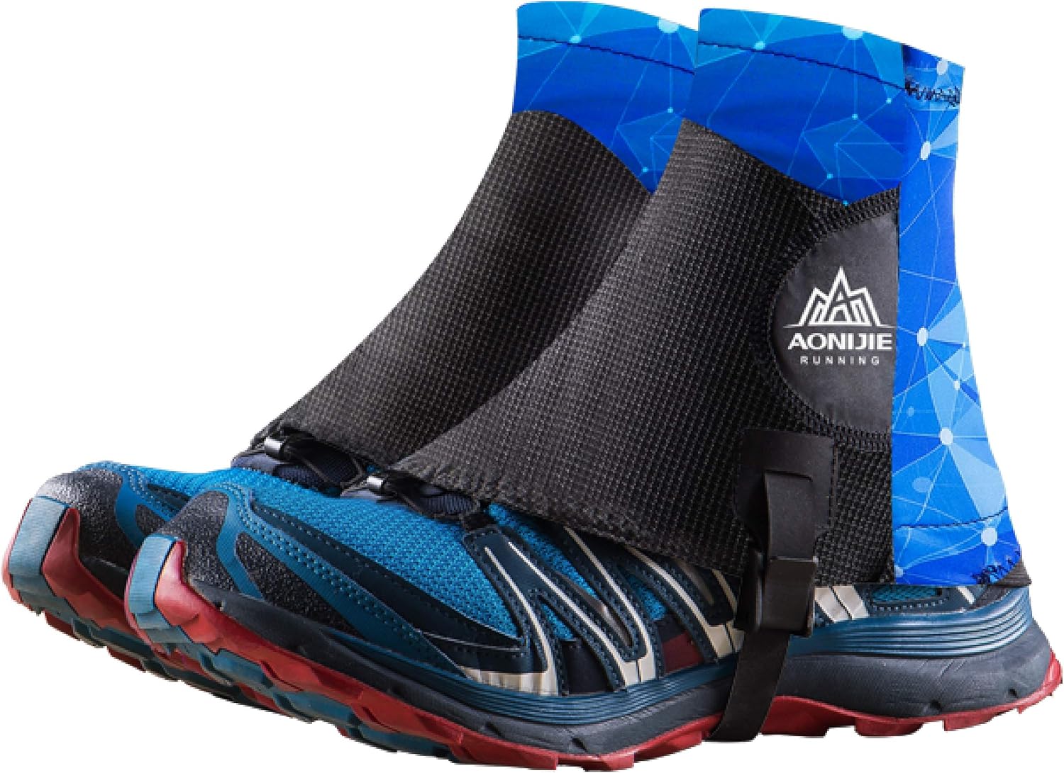TRIWONDER Trail Gaiters for Men Women Hiking Gators Sandproof Leg Ankle Gaiters for Walking Running (Blue)