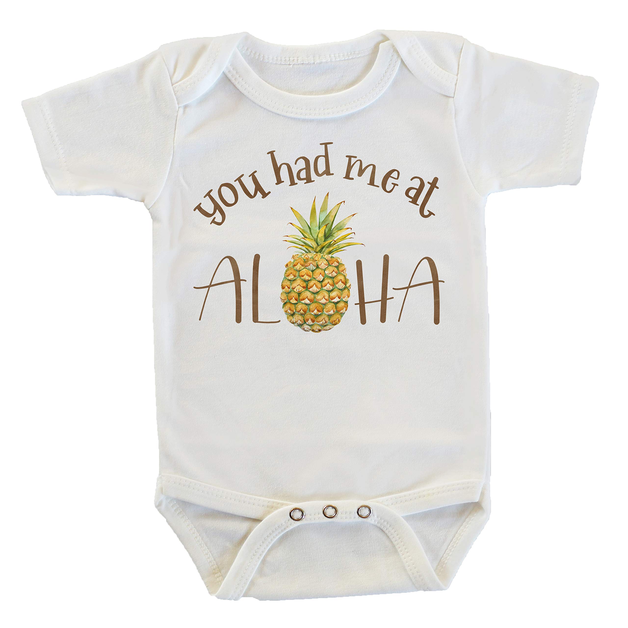 Witty and Bitty You Had Me At Aloha Pineapple Onesie/Bodysuit