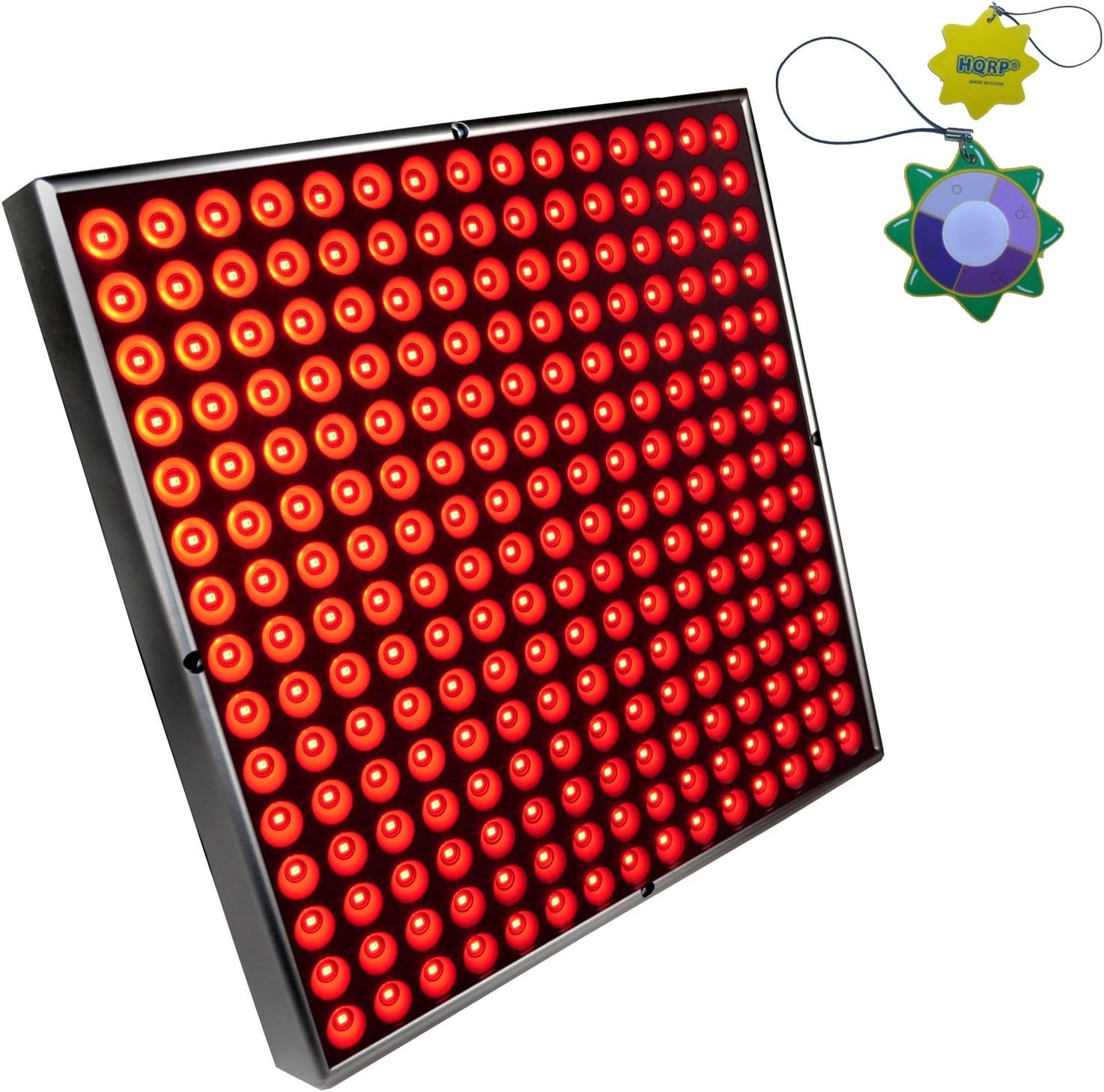 HQRP 12" x 12" Square HighPower 45W 225 LED Red Grow