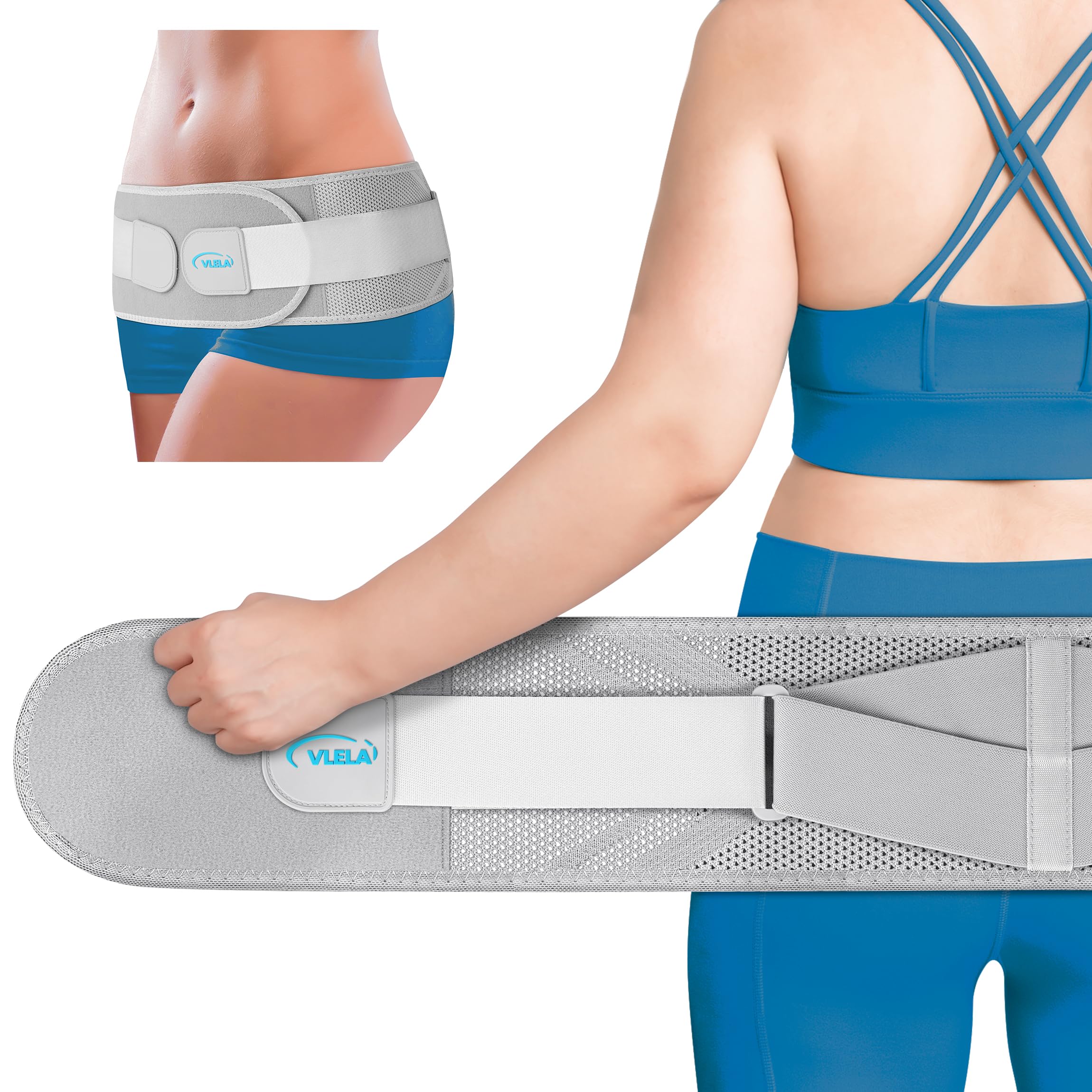 Photo 1 of Vlela Si Belt -Sacroiliac Belt for Women,Hip Brace for Sciatica, Lower Back,Pelvic and Sacral Nerve Pain Relief,Hip Stabilizer Brace for Si Joint Dysfunction Trochanteric