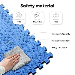 Home Gym Mat, Puzzle Exercise Mat, EVA Interlocking