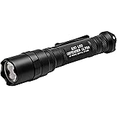 SureFire E2D Defender Ultra Dual-Output LED Flashlight with Tailcap Click Switch, Black, Black