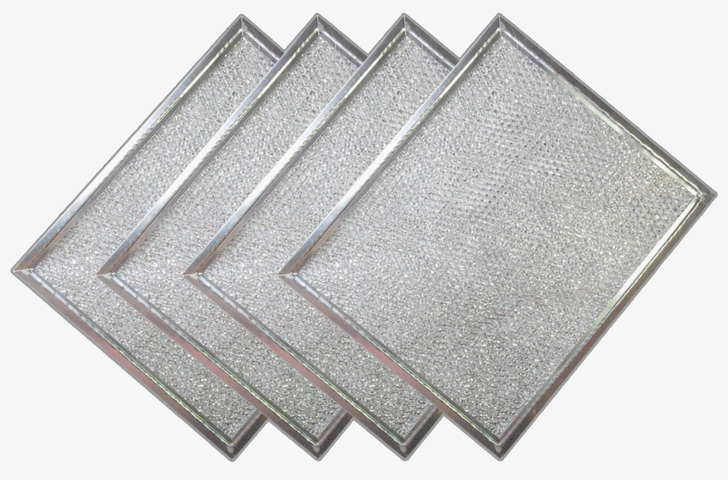 Photo 1 of Amazinpure 97006931 BP29 10.5 x 8.75 in Range Hood vent Filter Compatible with Kitchen exhaust fan filter s97006931 88150 99010121 broan 41000 40000 f40000 6105c thin Aluminum, 4 Pack