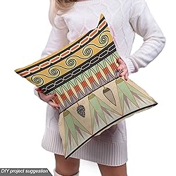 Ambesonne Egyptian Print Fabric by The