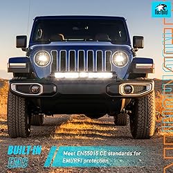 Nilight LED Light Bar 14inch 11LED Single Row Spot