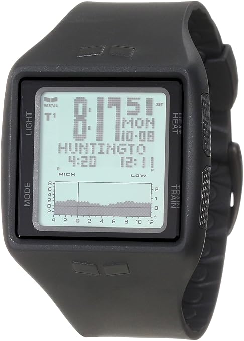 Amazon Co Jp Vestal Men S Brg012 Brig Tide And Train Surf Watch With Black Polyurethane Band Wrist Watches