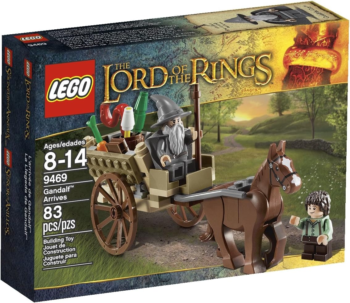 LEGO The Lord of the Rings Hobbit Gandalf Arrives (9469), Grey, Small - Image 4