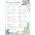 Gioco Baby Shower A Tema Surf Beach – 25 Carte FEUD Con Istruzioni – Roseum Collections