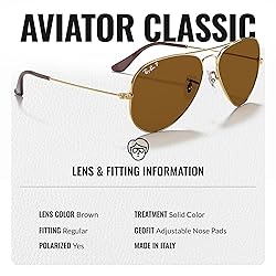 Ray-Ban RB3025 Classic Polarized Aviator Shape